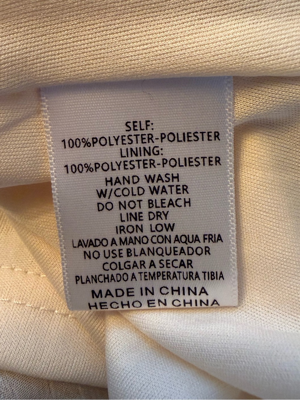 Baltic Born Jerika Midi Dress in Natural + Gold Large - Picture 9 of 9